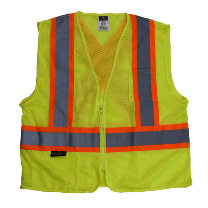 Radians High Visibility Mesh X-Back Type R ANSI Class 2 Safety Vest - SV22X