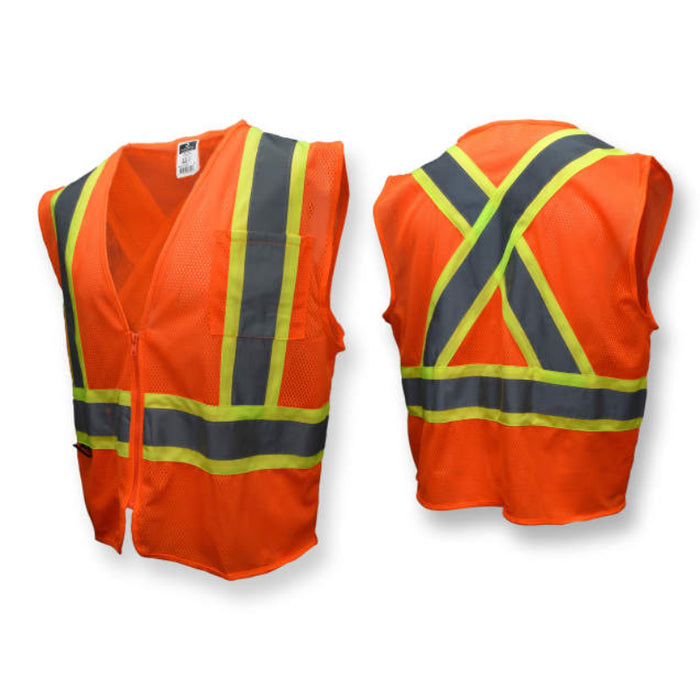 Radians High Visibility Mesh X-Back Type R ANSI Class 2 Safety Vest - SV22X