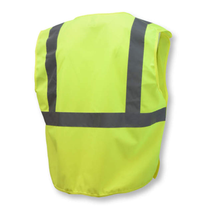 Radians High Visibility Economy Type R ANSI Class 2 Breakaway Solid Safety Vest - SV4