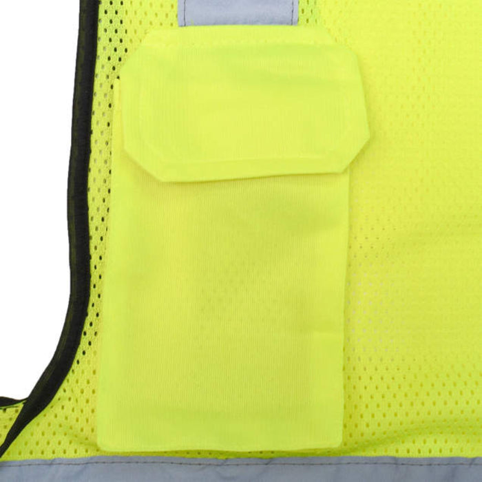 Radians High Visibility Economy Type R ANSI Class 2 Mesh Surveyor Safety Vest - SV7E