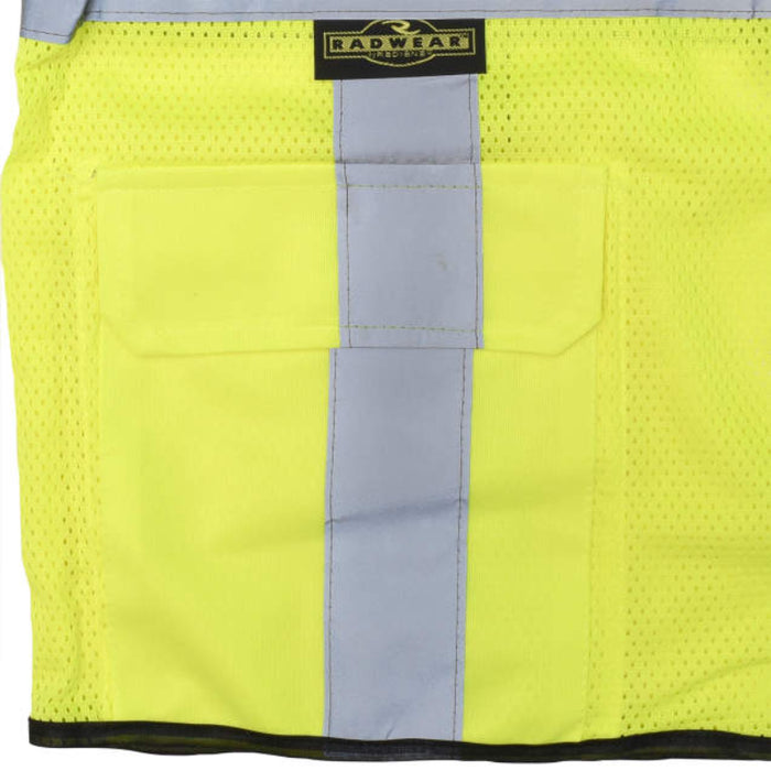 Radians High Visibility Economy Type R ANSI Class 2 Mesh Surveyor Safety Vest - SV7E