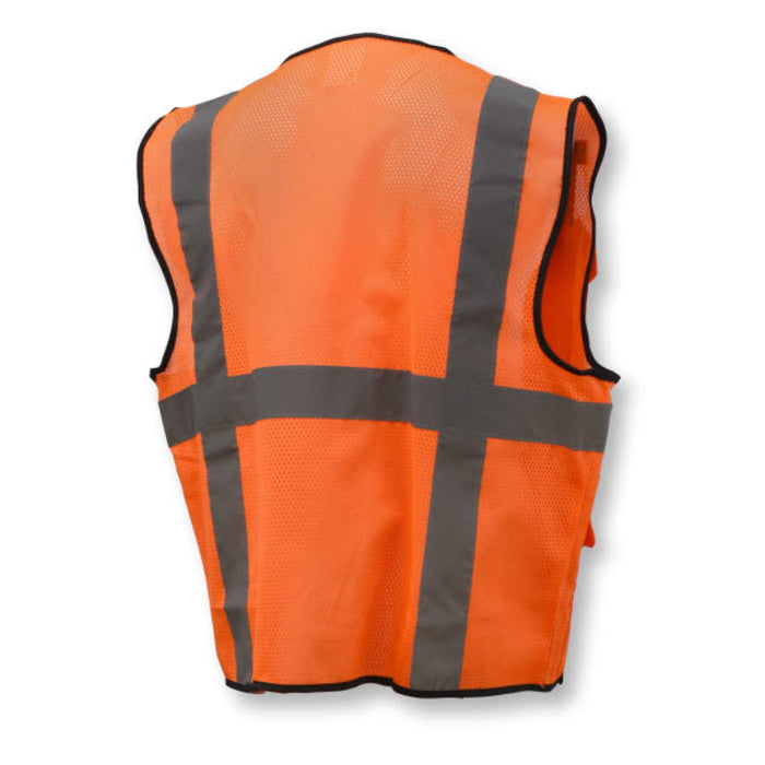 Radians High Visibility Economy Type R ANSI Class 2 Mesh Surveyor Safety Vest - SV7E