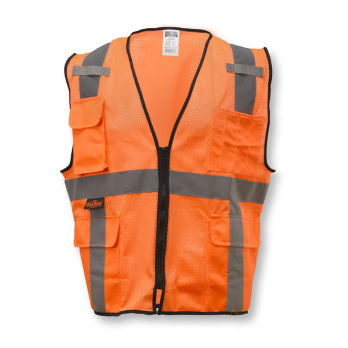 Radians High Visibility Economy Type R ANSI Class 2 Mesh Surveyor Safety Vest - SV7E