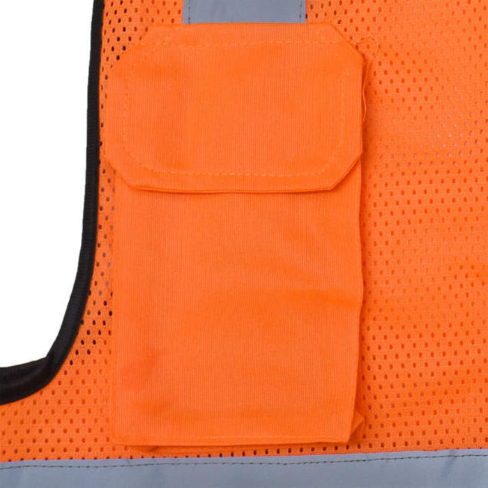 Radians High Visibility Economy Type R ANSI Class 2 Mesh Surveyor Safety Vest - SV7E