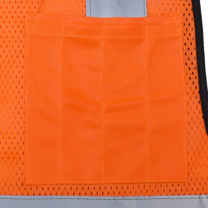 Radians High Visibility Economy Type R ANSI Class 2 Mesh Surveyor Safety Vest - SV7E