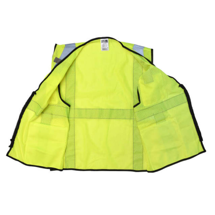 Radians High Visibility Economy Type R ANSI Class 2 Mesh Surveyor Safety Vest - SV7E