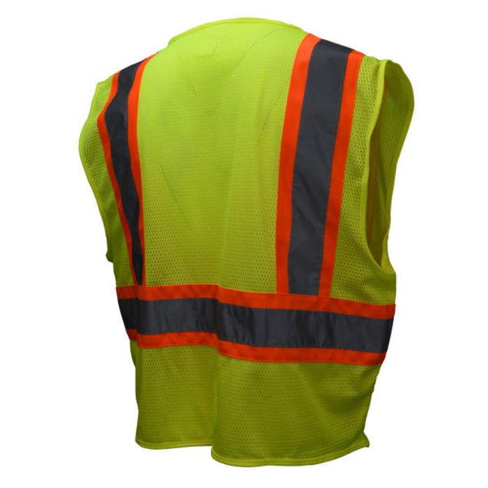 Radians High Visibility Type R ANSI Class 2 Safety Vest with Two-Tone Trim - SV22-2