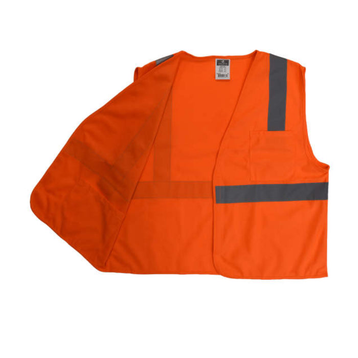 Radians High Visibility Economy Type R ANSI Class 2 Solid Safety Vest - SV2-SOLID