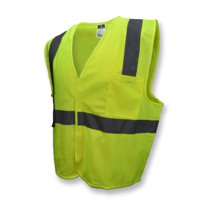 Radians High Visibility Economy Type R ANSI Class 2 Solid Safety Vest - SV2-SOLID