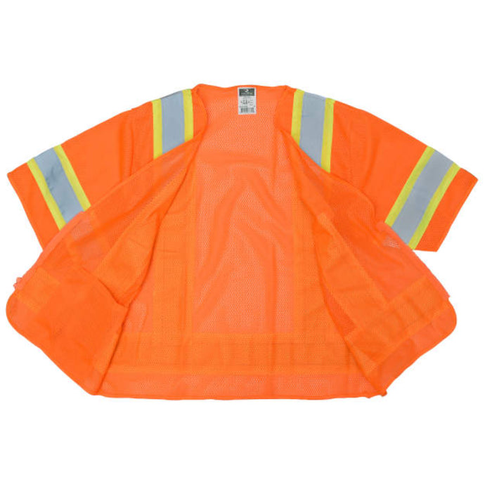 Radians High Visibility Economy Type R ANSI Class 3 Safety Vest with Two-Tone Trim - SV22-3