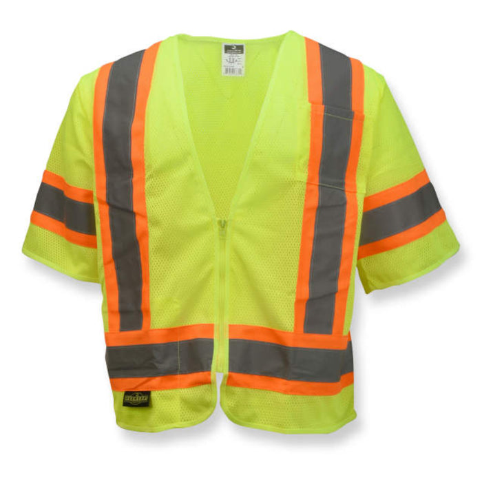 Radians High Visibility Economy Type R ANSI Class 3 Safety Vest with Two-Tone Trim - SV22-3