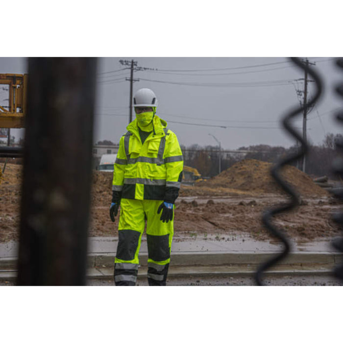 Radians High Visibility Heavy Duty Rip Stop Breathable Pants - ANSI Class E - Type R - RW32