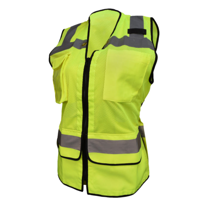 Radians High Visibility Women's Type R ANSI Class 2 Heavy Duty Surveyor Safety Vest - SV59W