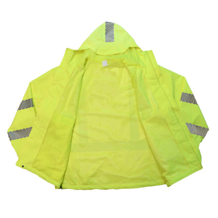 Radians High Visibility Lightweight Waterproof Raincoat - ANSI Class 3 - Type R - RW11