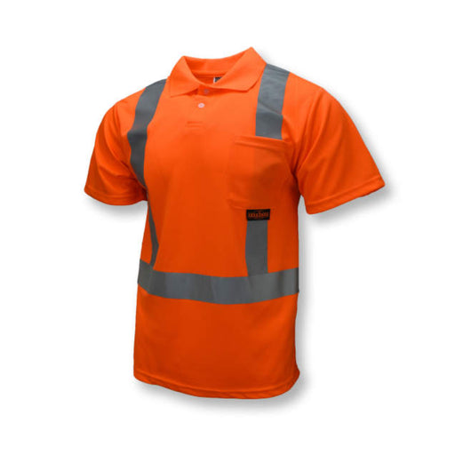 Radians High Visibility Safety Short Sleeve Polo Shirt ANSI Class 2 Type R - ST12