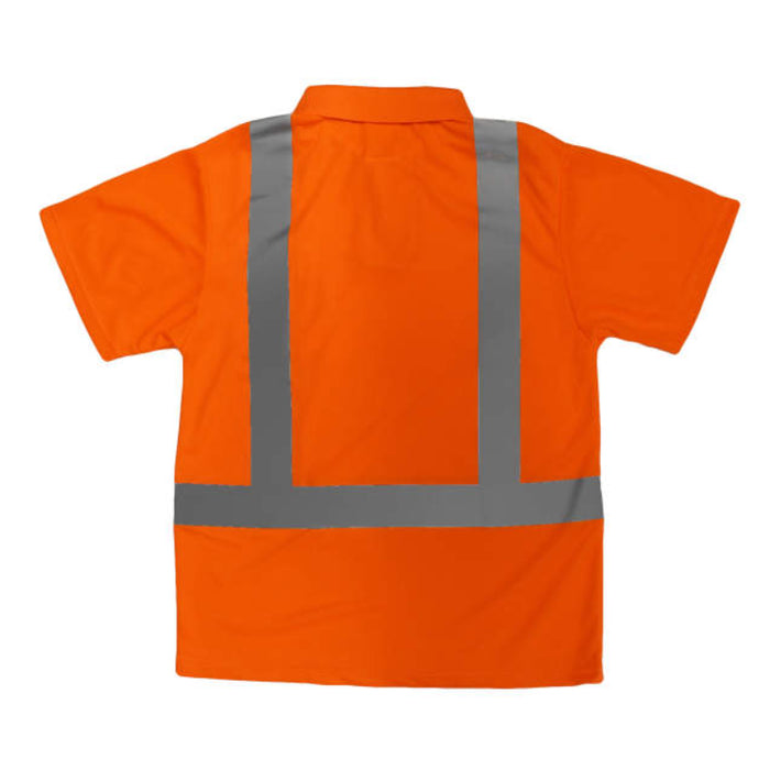 Radians High Visibility Safety Short Sleeve Polo Shirt ANSI Class 2 Type R - ST12