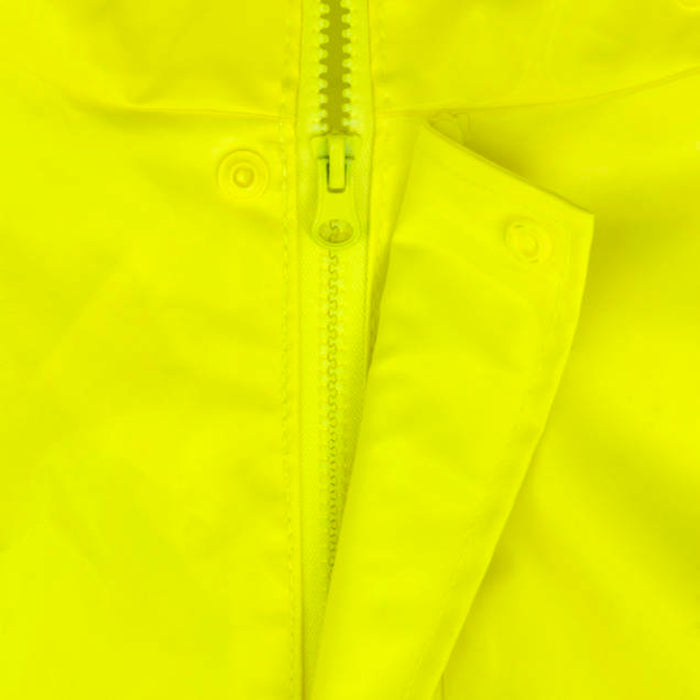 Radians High Visibility Self Extinguishing Raincoat - Waterproof - ANSI  Class 3 - Type R - RW08C