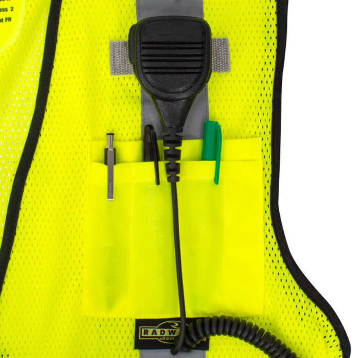 Radians High Visibility Self-Extinguishing Surveyor's Type R ANSI Class 2 Vest -  SV75B