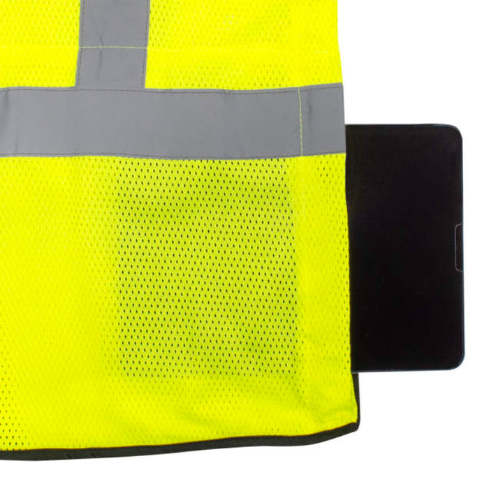 Radians High Visibility Self-Extinguishing Surveyor's Type R ANSI Class 2 Vest -  SV75B