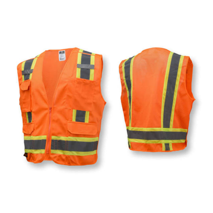 Radians High Visibility Surveyor Type R ANSI Class 2 Breakaway Safety Vest - SV46