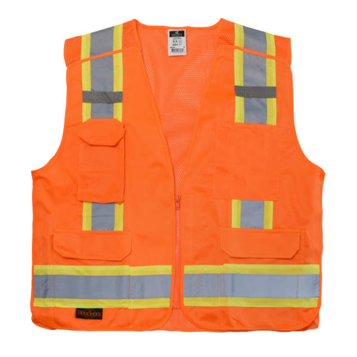 Radians High Visibility Surveyor Type R ANSI Class 2 Breakaway Safety Vest - SV46
