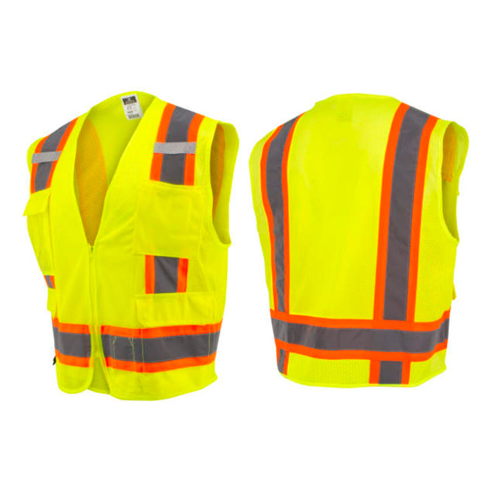 Radians High Visibility Two Tone Surveyor Type R ANSI Class 2 Mesh Safety Vest -  SV6-2