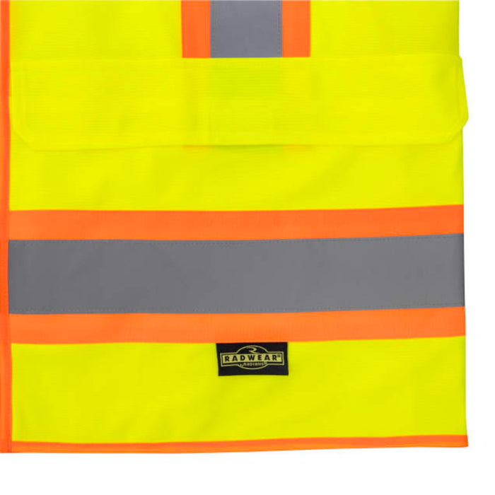 Radians High Visibility  Surveyor Type R ANSI Class 2 Mesh/Solid Safety Vest  - SV69-2