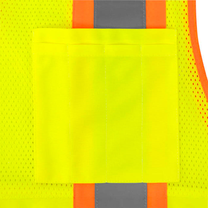Radians High Visibility  Surveyor Type R ANSI Class 2 Mesh/Solid Safety Vest  - SV69-2