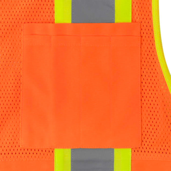 Radians High Visibility  Surveyor Type R ANSI Class 2 Mesh/Solid Safety Vest  - SV69-2