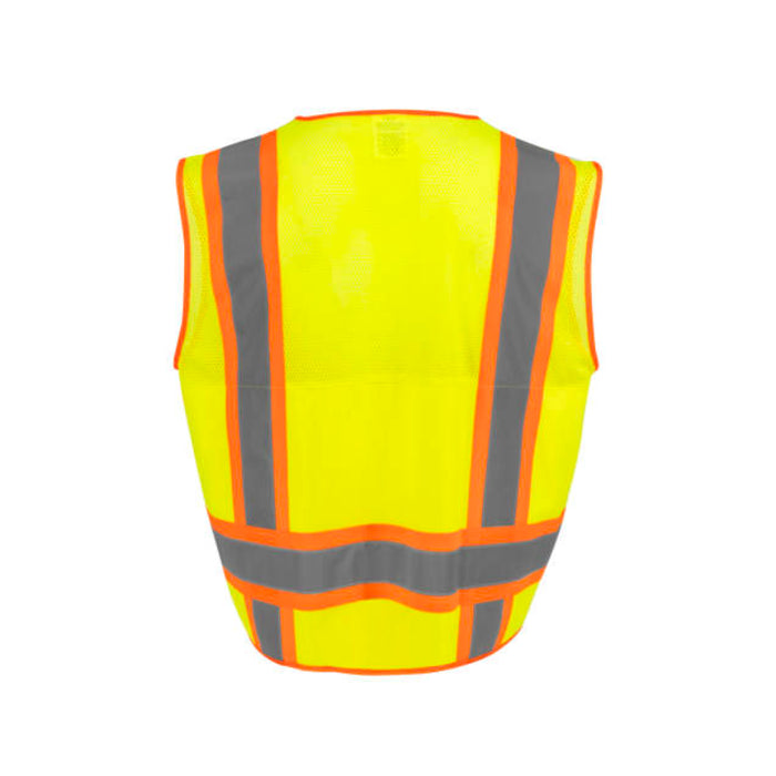 Radians High Visibility  Surveyor Type R ANSI Class 2 Mesh/Solid Safety Vest  - SV69-2