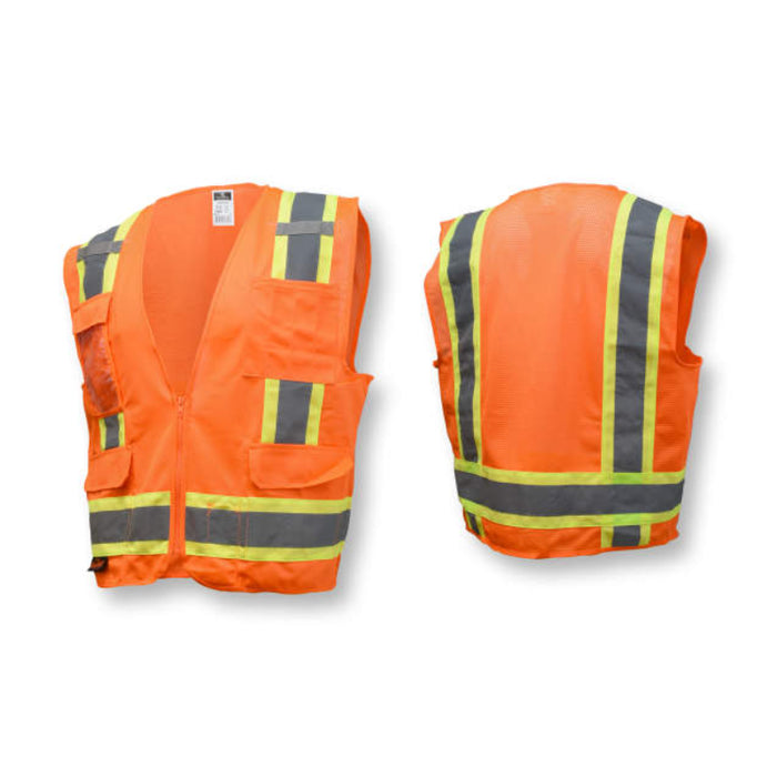 Radians High Visibility Surveyor Safety Vest - ANSI Class 2 Type R - SV6