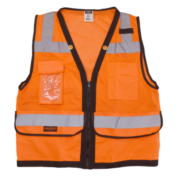 Radians High Visibility Type R ANSI Class 2 Heavy Duty Surveyor Safety Vest - SV59Z