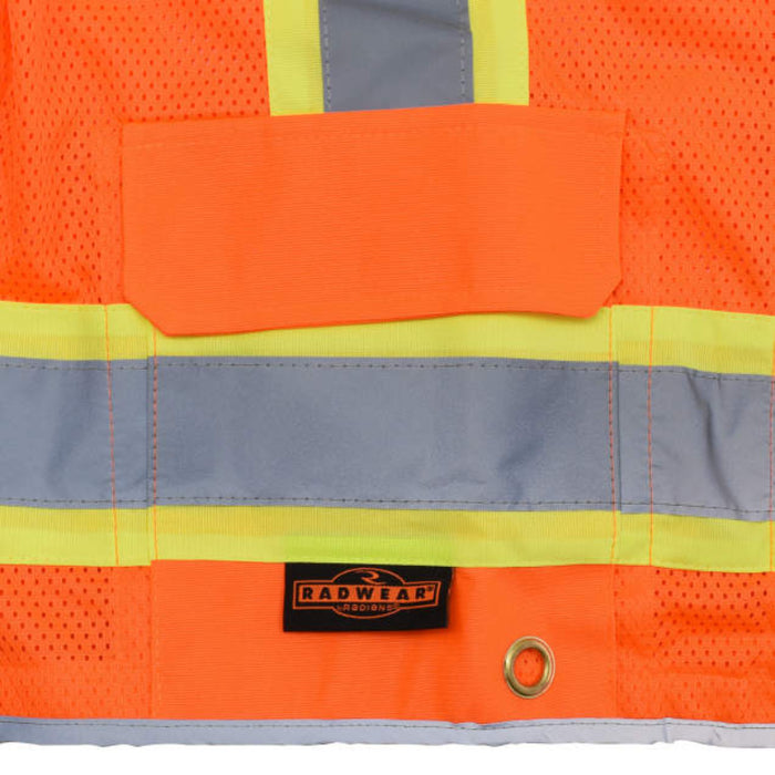 Radians High Visibility Type R ANSI Class 2 Heavy Duty Two Tone Surveyor Vest - SV6H
