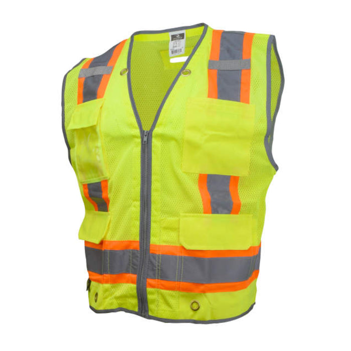 Radians High Visibility Type R ANSI Class 2 Heavy Duty Two Tone Surveyor Vest - SV6H