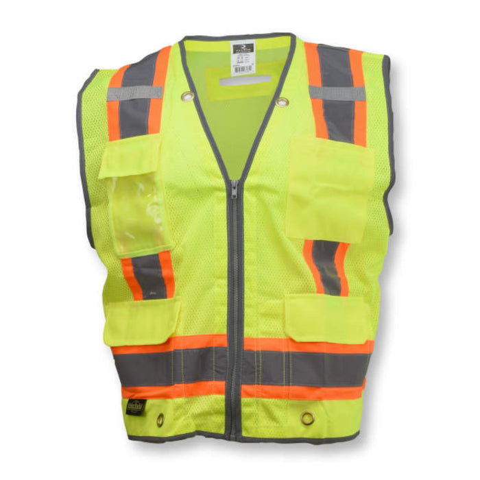Radians High Visibility Type R ANSI Class 2 Heavy Duty Two Tone Surveyor Vest - SV6H
