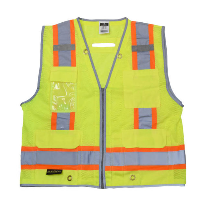 Radians High Visibility Type R ANSI Class 2 Heavy Duty Two Tone Surveyor Vest - SV6H