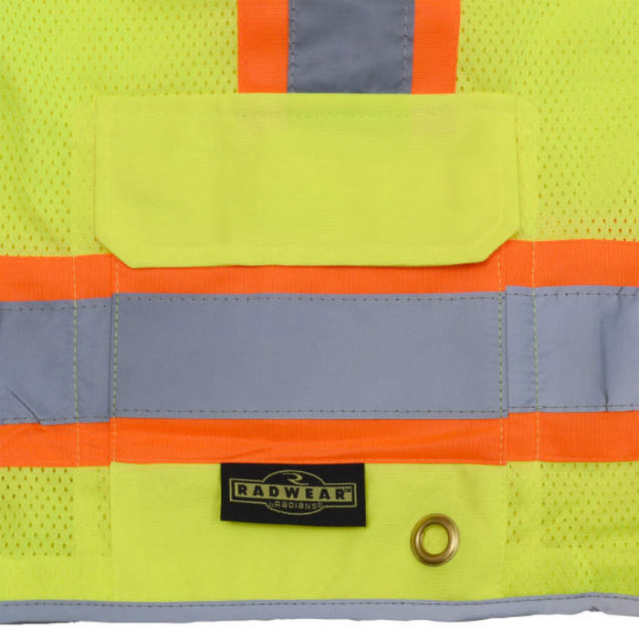 Radians High Visibility Type R ANSI Class 2 Heavy Duty Two Tone Surveyor Vest - SV6H
