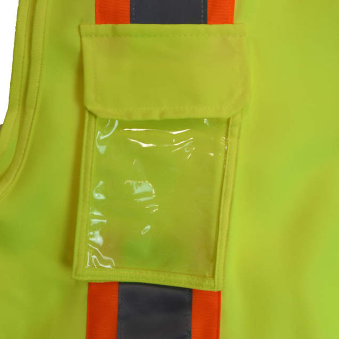 Radians High Visibility Type R ANSI Class 2 Surveyor Heavy Duty Solid Twill Safety Vest - SV62