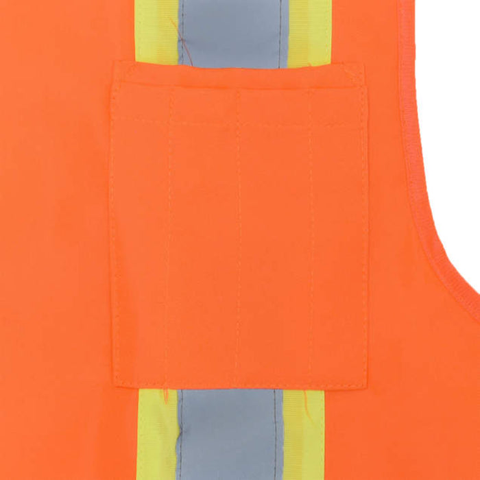 Radians High Visibility Type R ANSI Class 2 Surveyor Heavy Duty Solid Twill Safety Vest - SV62