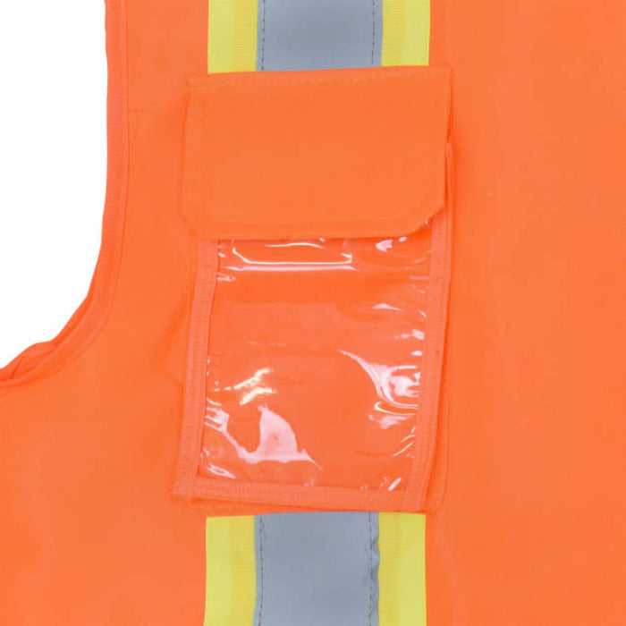 Radians High Visibility Type R ANSI Class 2 Surveyor Heavy Duty Solid Twill Safety Vest - SV62