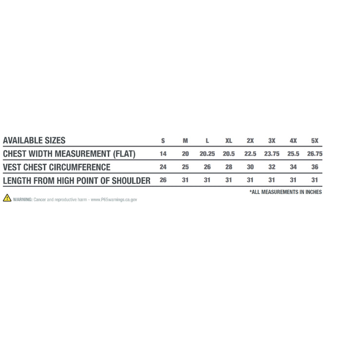 Radians High Visibility Type R ANSI Class 3 Heavy Duty Surveyor Vest - SV59-3