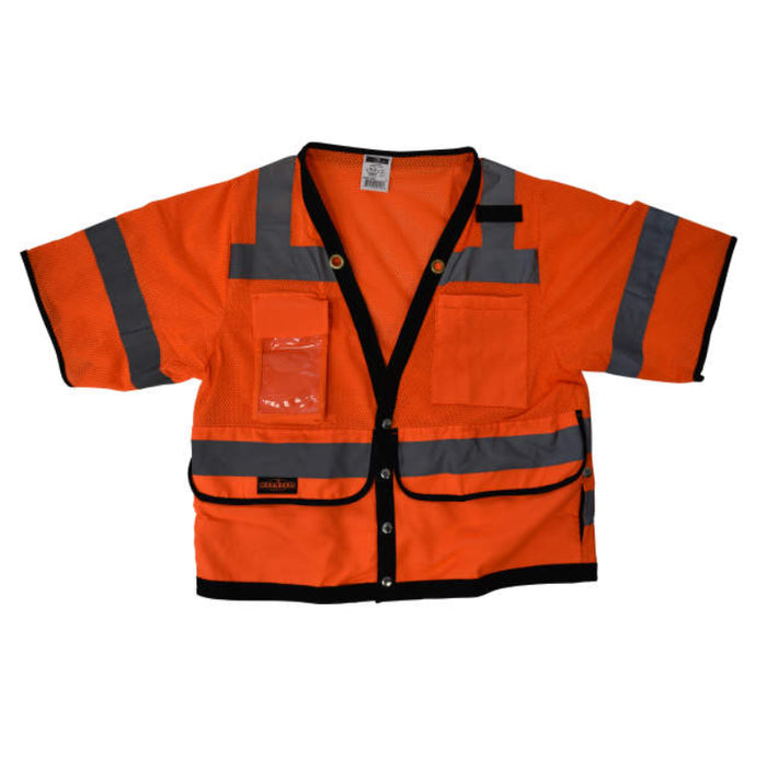 Radians High Visibility Type R ANSI Class 3 Heavy Duty Surveyor Vest - SV59-3