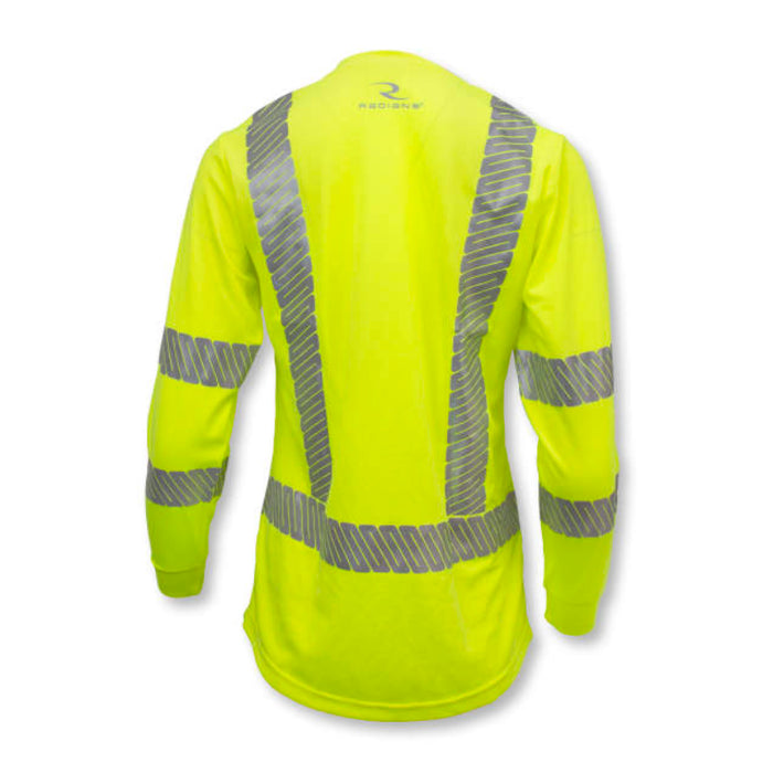 Radians High Visibility Women's Long Sleeve Safety T-Shirt with Max-Dri™ ANSI Class 3 Type R - ST21W-3