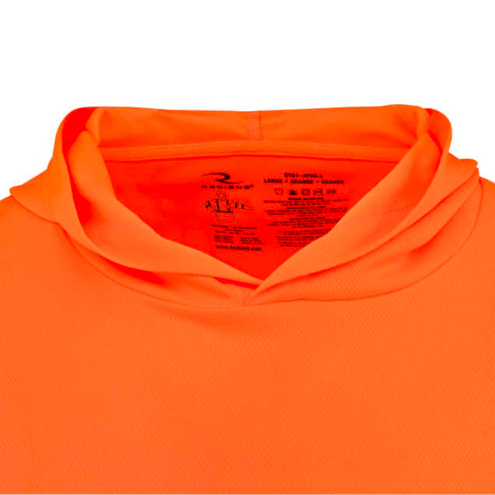 Radians Hooded Mesh Long Sleeve T-Shirt w/ UV Protection ANSI Class 3 Type R  - ST61-3