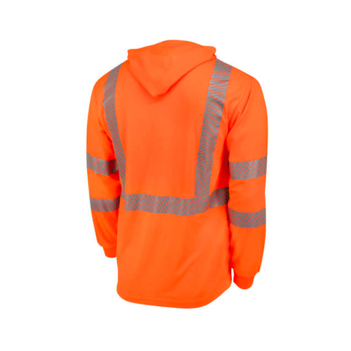 Radians Hooded Mesh Long Sleeve T-Shirt w/ UV Protection ANSI Class 3 Type R  - ST61-3