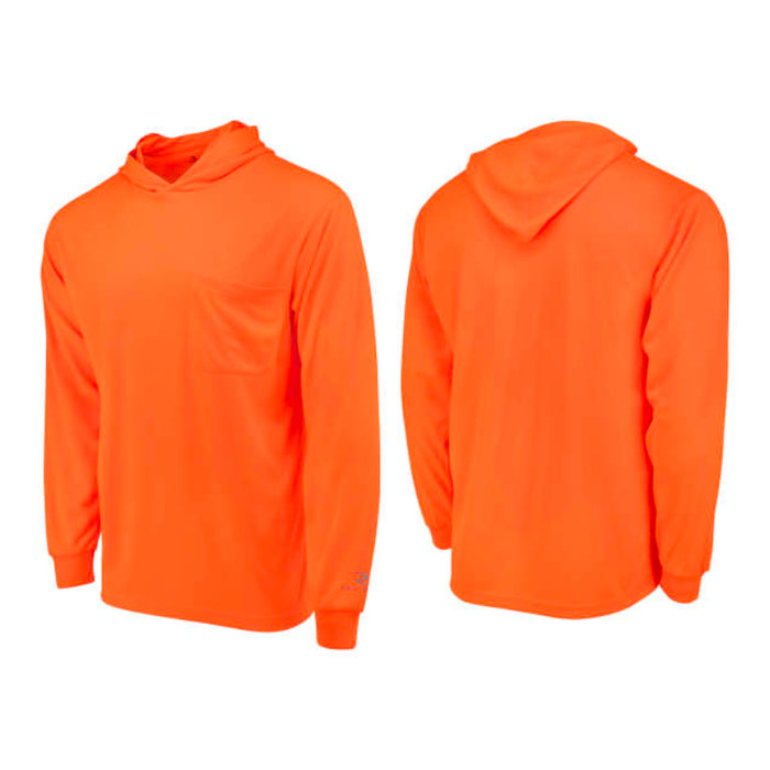 Radians Hooded Non Rated Mesh Long Sleeve T-Shirt w/ UV Protection - ST61-N