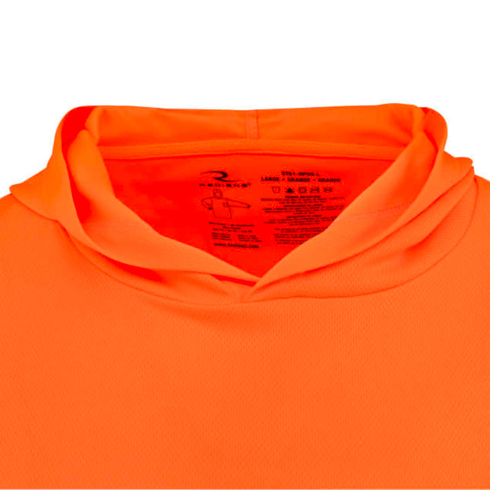Radians Hooded Non Rated Mesh Long Sleeve T-Shirt w/ UV Protection - ST61-N