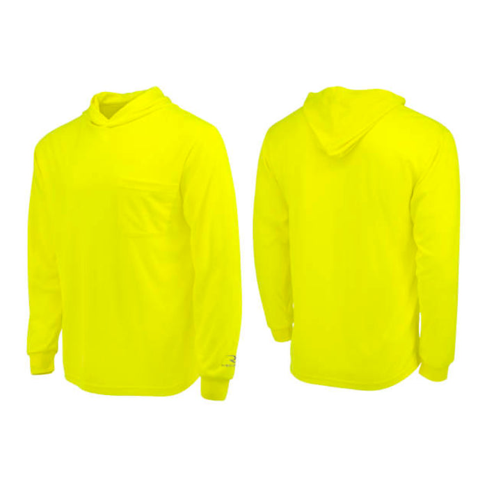 Radians Hooded Non Rated Mesh Long Sleeve T-Shirt w/ UV Protection - ST61-N