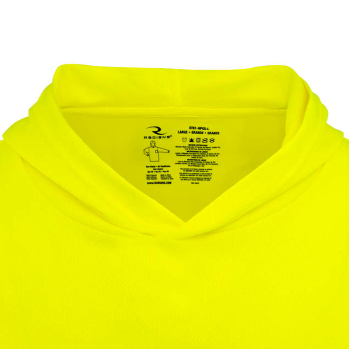 Radians Hooded Non Rated Mesh Long Sleeve T-Shirt w/ UV Protection - ST61-N