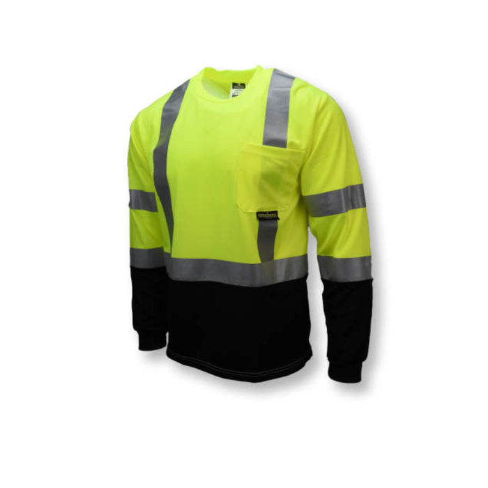 Radians Long Sleeve Black Bottom T-Shirt ANSI Class 3 Type R - ST21B